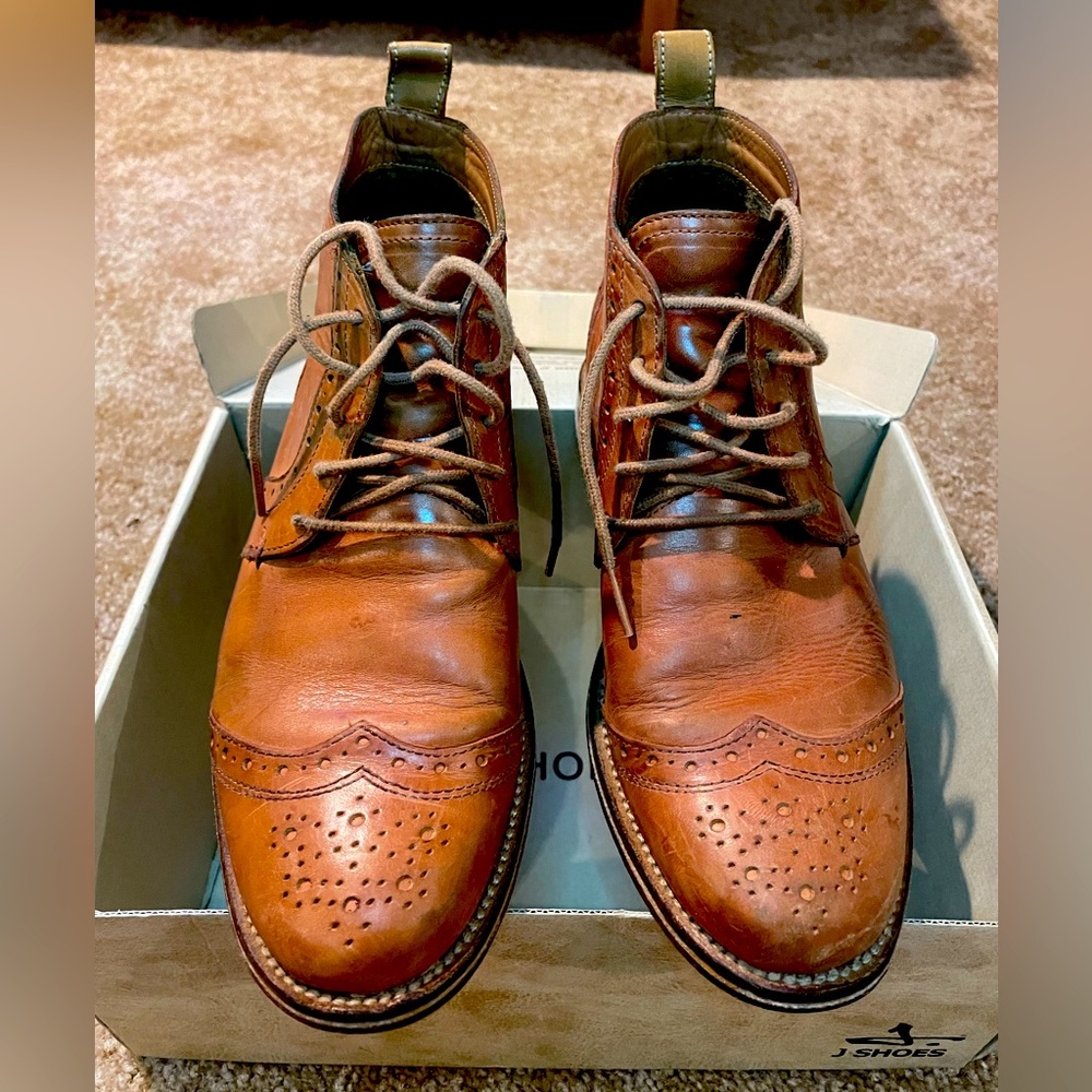 J Shoes Wingtip Olympia  (brown) color size 8